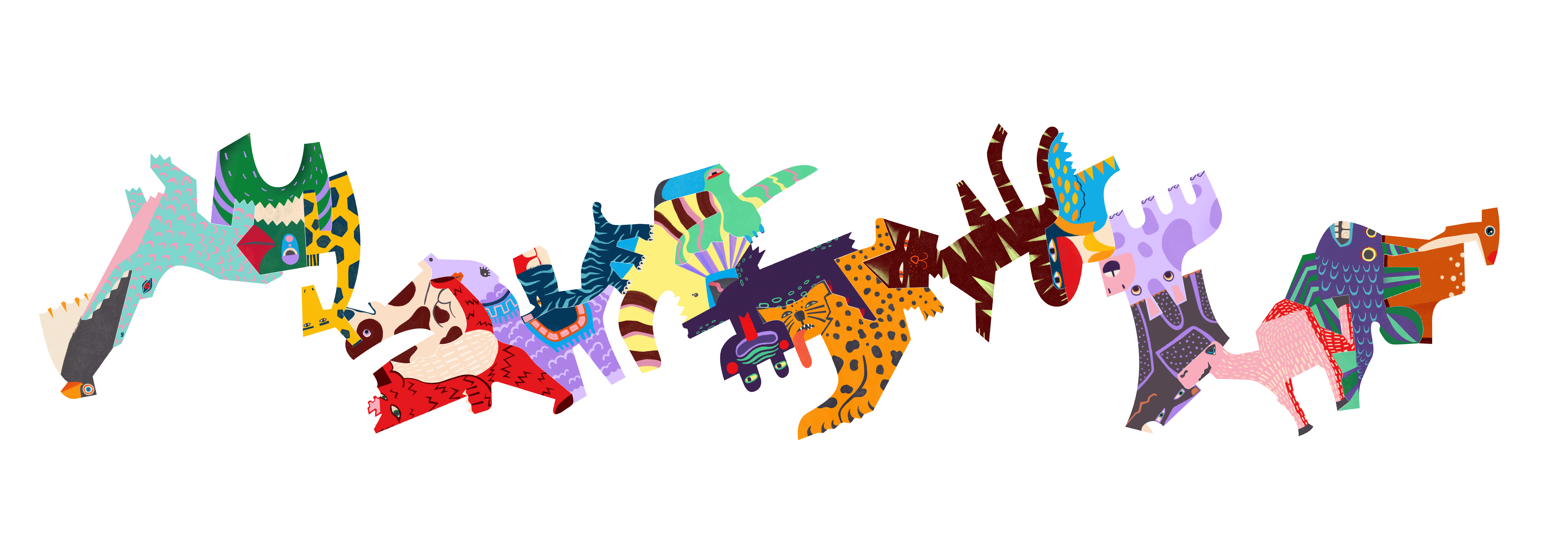 All 19 pieces in one chain